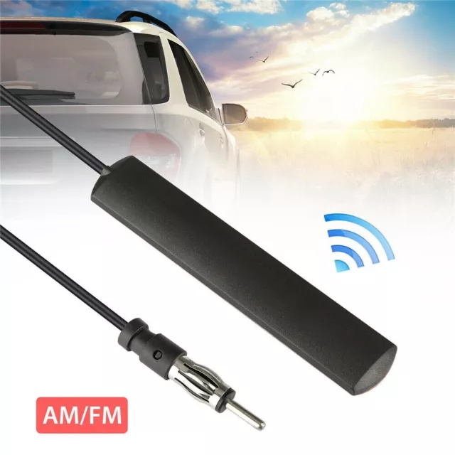 Car Interior Hidden Amplified Antenna Electronic Stereo Universal AM/FM Radio