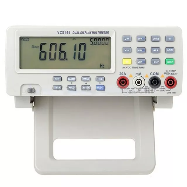 VC8145 Digital Bench Top DMM Multimeter Temp Meter Tester PC 80,000 counts