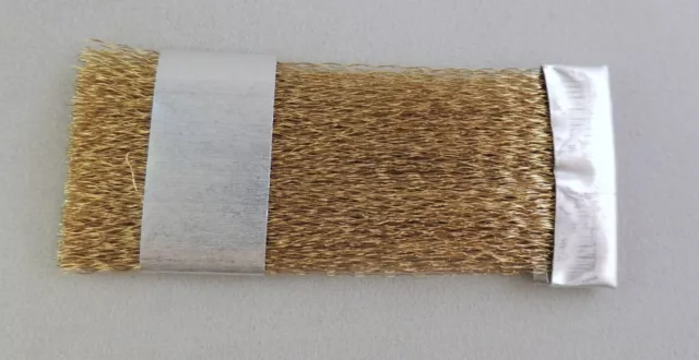 gratte et  brosse outil à fibres laiton, pour brosser enlever l'oxyde 60 X 25 mm