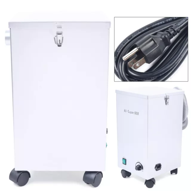 Dental Dust Collector Extractor Lab Suction Vacuum Cleaner Dust Removal Machine