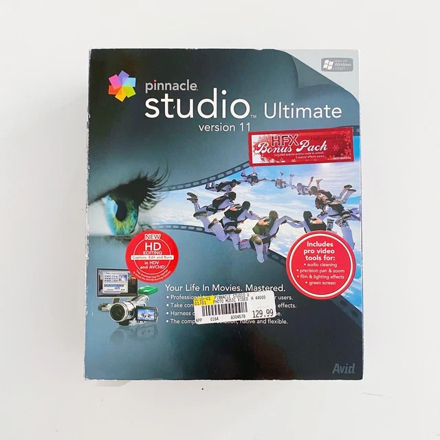 Pinnacle Studio Ultimate Version 11 PC Video Editing Software