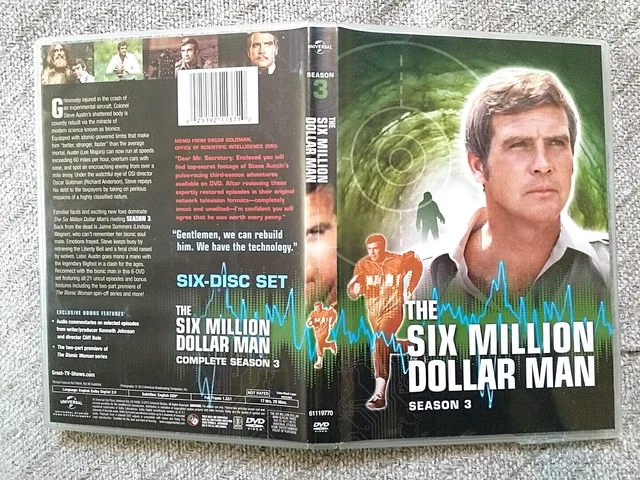 The Six Million Dollar Man Season 3 - DVD NTSC Region 1