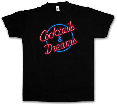 Cocktail & Dreams cocktail movie logo T-SHIRT-Tom film 80s Cruise maglietta di culto