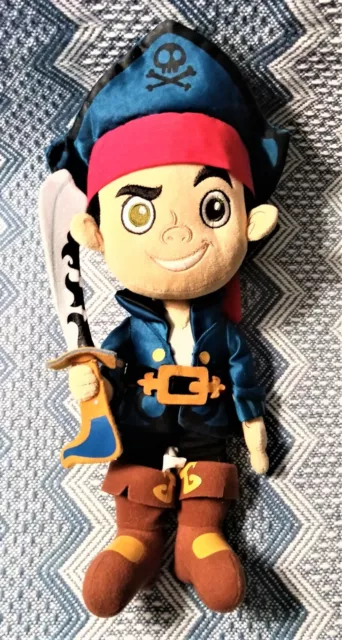 Disney Store Captain Jack And The Neverland Pirates 12 Inch Tall Plush Toy