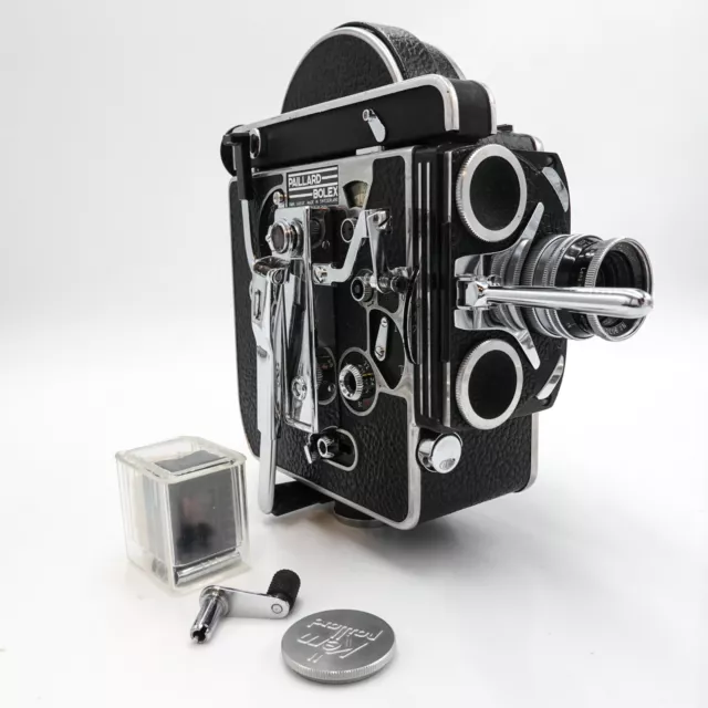 Paillard Bolex H16 reflex REX 16 mm fotocamera pellicola cinema e obiettivo 25 mm f/1.4 RX S8-7680