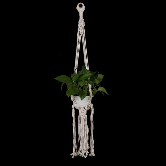 110 cm Pflanzen Aufhänger Blumentopf Pflanze Korb Halter für Indoor
