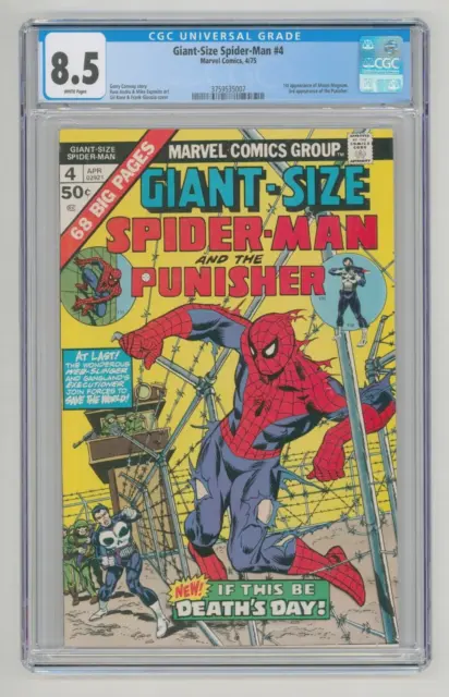 Giant Size Spider-Man #4 CGC 8.5 Third Punisher