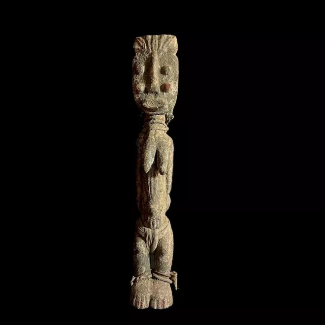 African Carved wooden figures primitive decor Nkisi N’Kondi hand carved-9991 2