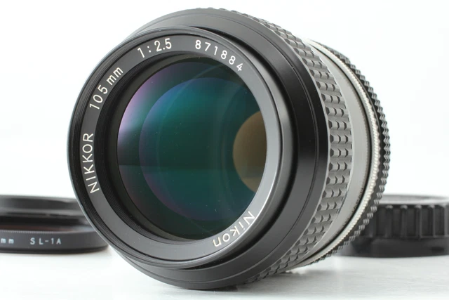 [ près De Mint ] Nikon Nikkor Ai 105mm F/2.5 Téléphoto Portrait Mf Objectif