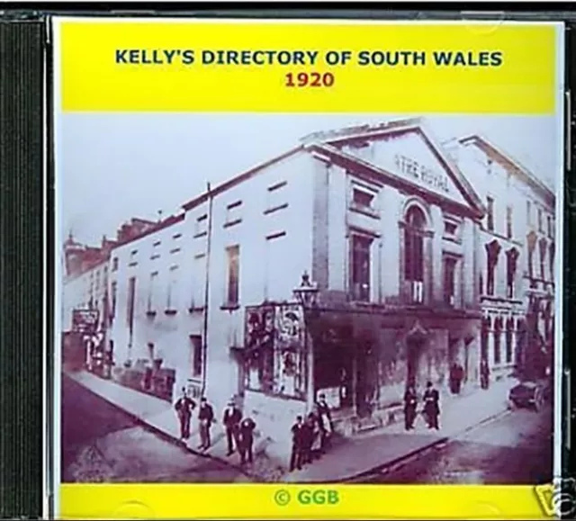 Genealogy Directory Of South Wales 1920 Cd Rom