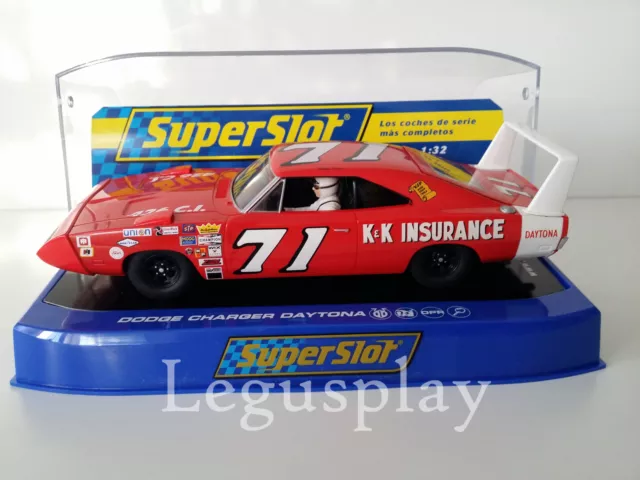 Slot SCX Scalextric Superslot H3423 Dodge Charger Daytona Bobby Isaac - New 3