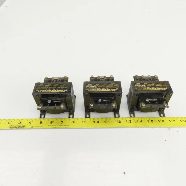 Square D EO-2 Class 9070 Machine Transformer Pri 220-480V Sec 110-120V Lot Of 3