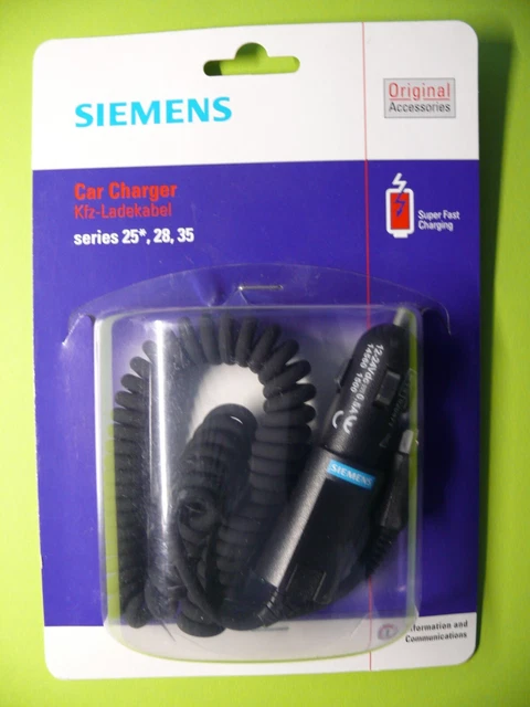 Siemens Kfz-Ladekabel Car Charger Series 25*,28,35 NEU & OVP