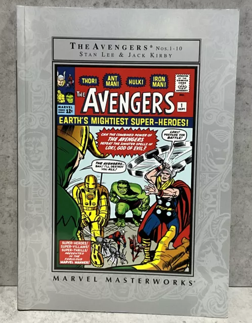 Marvel Masterworks: The Avengers Vol. 1 Stan Lee  Jack Kirby Paperback Book