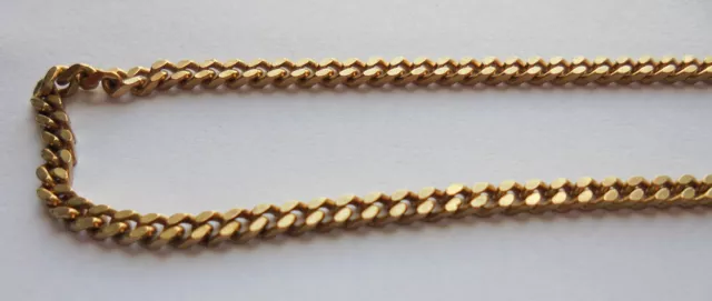 Chaîne plaqué or - 40 cm - maille gourmette - Gold plated chain