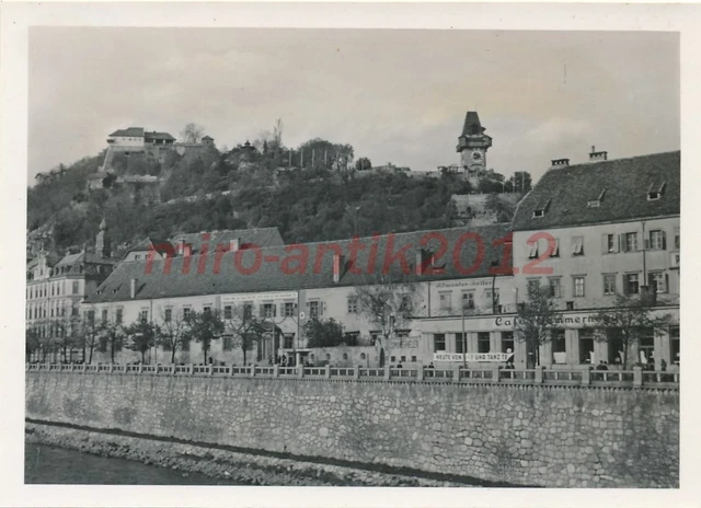 Foto, WK2, 14./Geb.Jg.Reg.99, Graz, Blick auf den Schloßberg, 1938, 5026-518