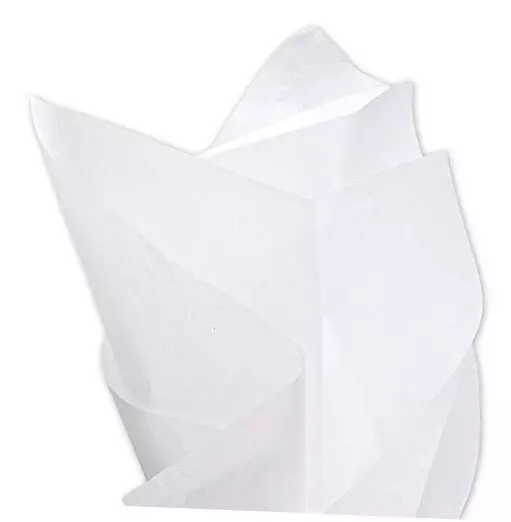 Acid-Free White Tissue Paper 15 x 20, Pack of 100 Sheets