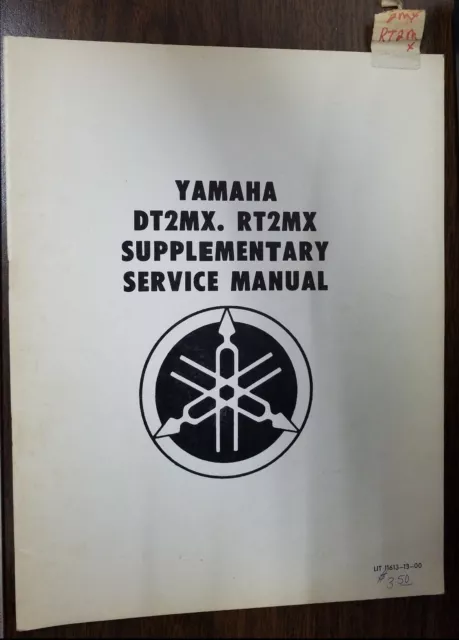 Yamaha DT2MX RT2MX Supplementary Service Manual  OMB4