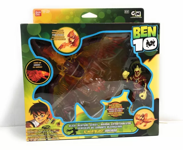 Ben 10 Alien personaggio collezzione Ben INFERNO - HEATBLAST  - 9 -10 cm  con ac