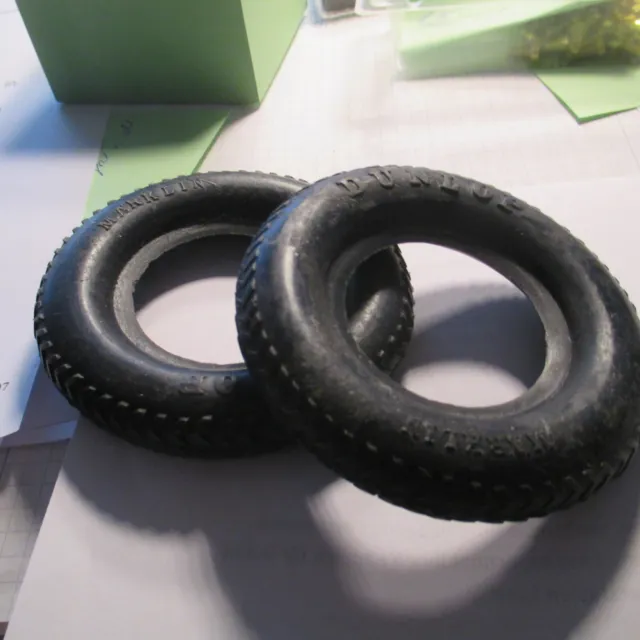 .Märklin  2 LKW-Reifen für 50 mm Felge, unbespielt 14050