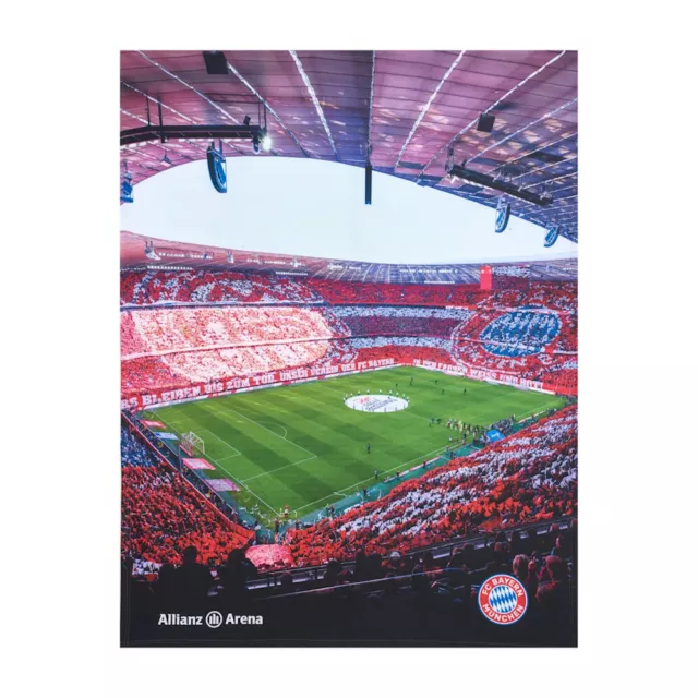 Kuscheldecke Allianz Arena FC Bayern München Fleecedecke 28362 FCB Fanartikel