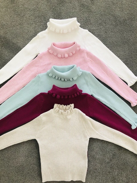 ❤️Large Beautiful Girls 4-5 Years Turtle Neck Jumper Bundle❤️ 2
