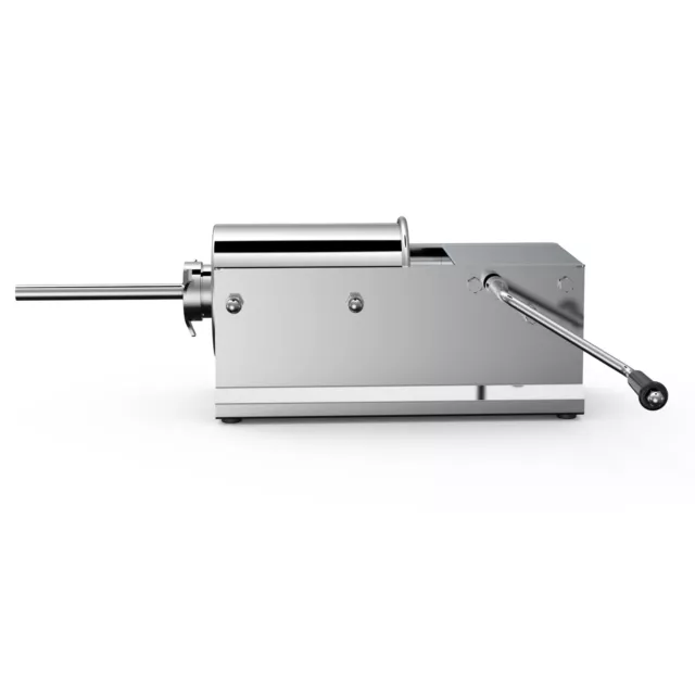 5L Manual Horizontal Sausage Filler - Stainless Stuffer Meat Press Machine 2