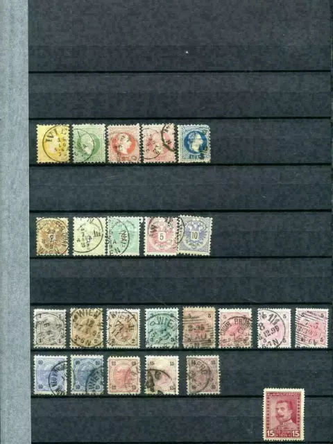 Österreich Kaiserreich - 1983 **/gest. Sammlung in Steckbuch