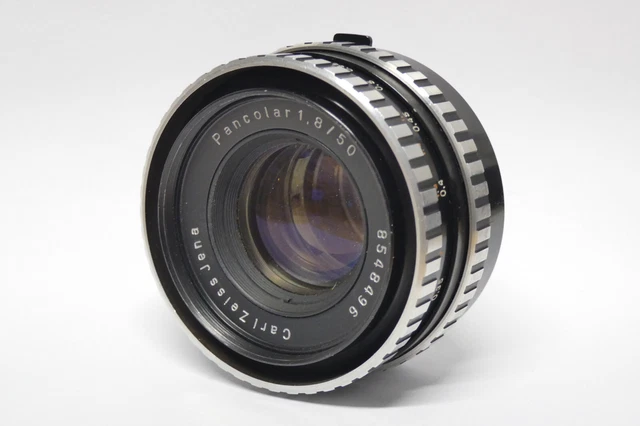 Carl Zeiss Jena Pancolar 1,8 / 50 mm Objektiv  M42 ZEBRA defekt für Bastler