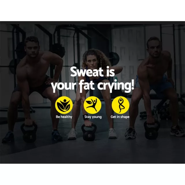 Everfit 12kg 16kg Kettlebell Kettlebells Kettle Bell Bells Kit Weight Exercise 2