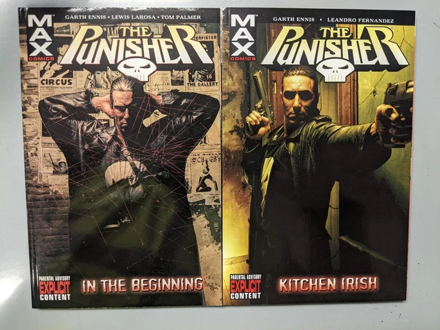 Punisher MAX Vol 1 In The Beginning 2 Kitchen Irish TPB Trade Paperback Lot