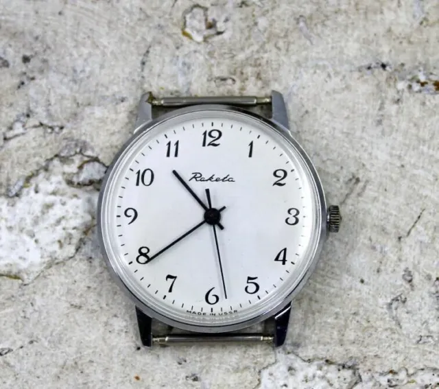 Raketa 2609HA URSS reloj de pulsera Mecánico Vintage reloj ruso Trabajo 5589 e