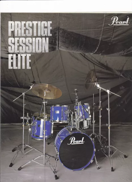 Vintage Musical Instrument Catalog #10588 - 1991  Pearl Drums - Session Prestige