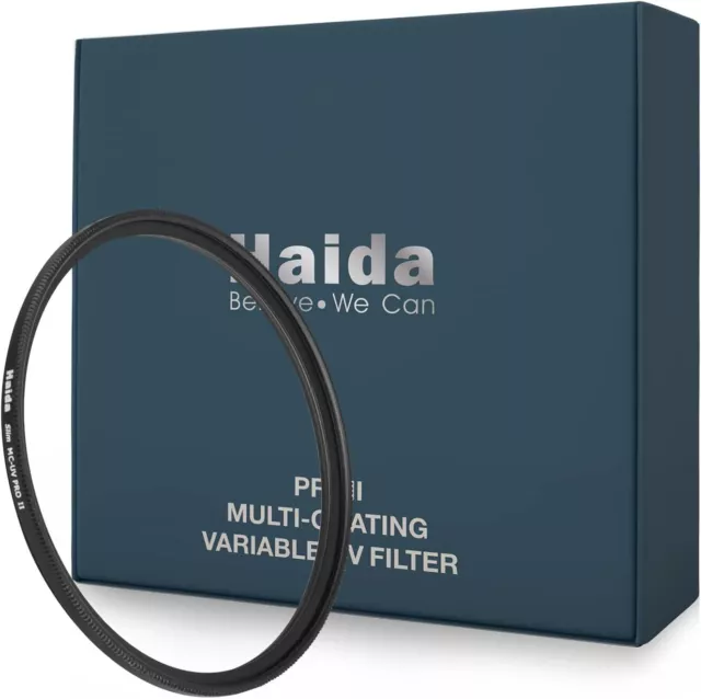 Filtro UV Haida 58 mm - Filtro de lente ultravioleta ultra delgado protector multicapa