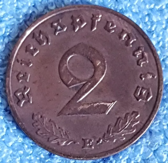 2 Reichspfennig 1939 E