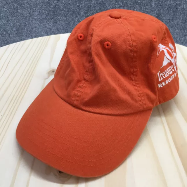 Treasure Island Resort & Casino Baseball Cap Womens Orange One Size Adjustable