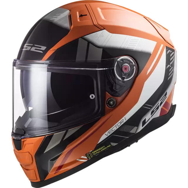 LS2 Casco Integral FF811 Vector II - con Parasol - Atv Quad Scooter Moto 2