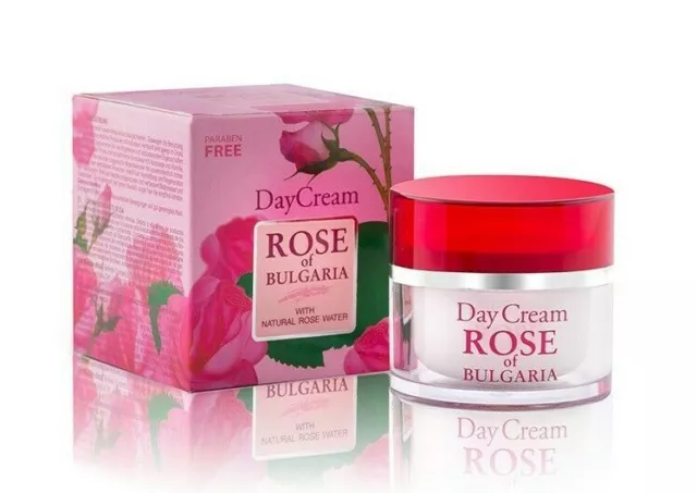 Rose of Bulgaria Tagescreme mit natürlichem Rosenwasser 50 ml Spendet...