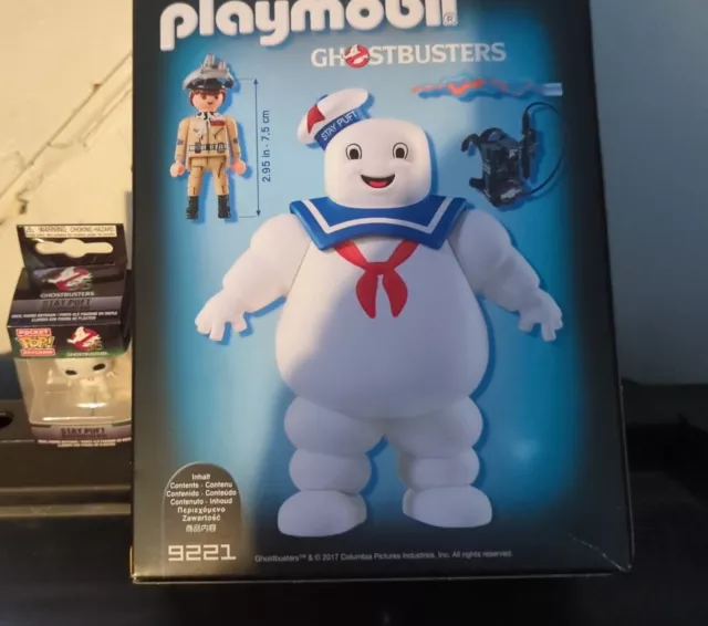 PLAYMOBIL GHOSTBUSTERS STAY Puft Marshmallow Man Figure Complete Bonus