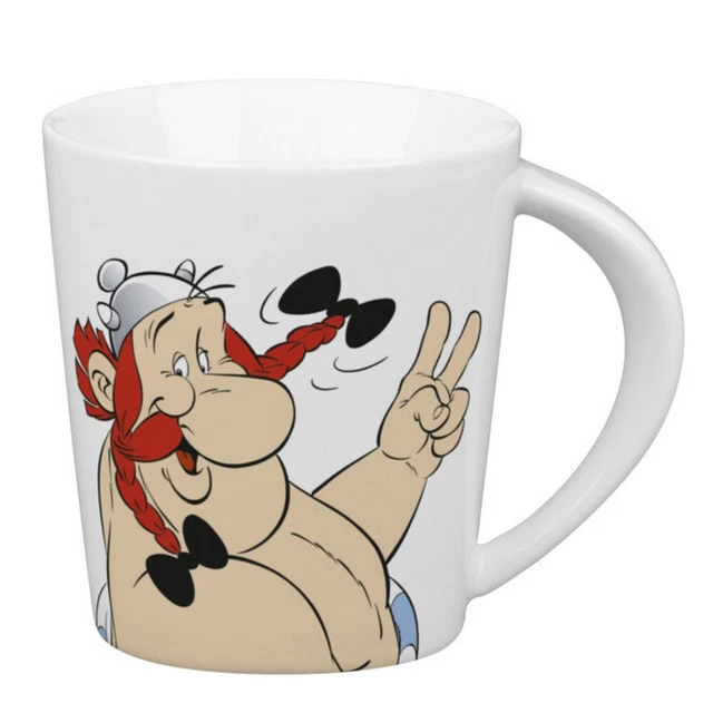Lot De 4 Mugs Könitz Astérix Et Obélix – Porcelaine, Multicolore, Thème Sports