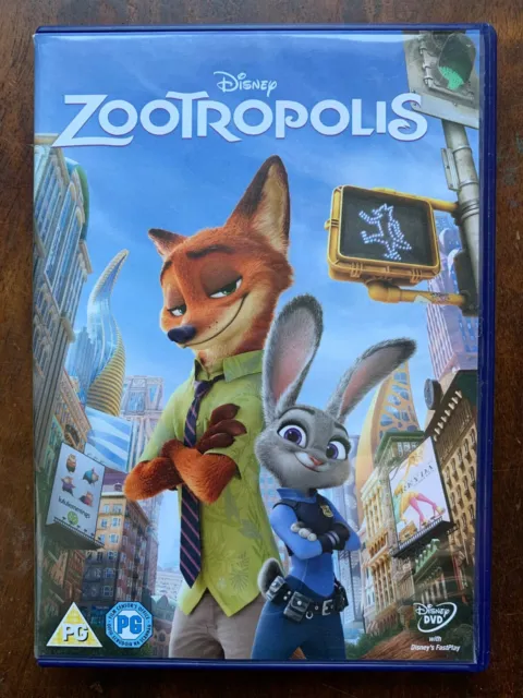 Zootropolis DVD 2016 Walt Disney Animated Movie Classic aka Zootopia