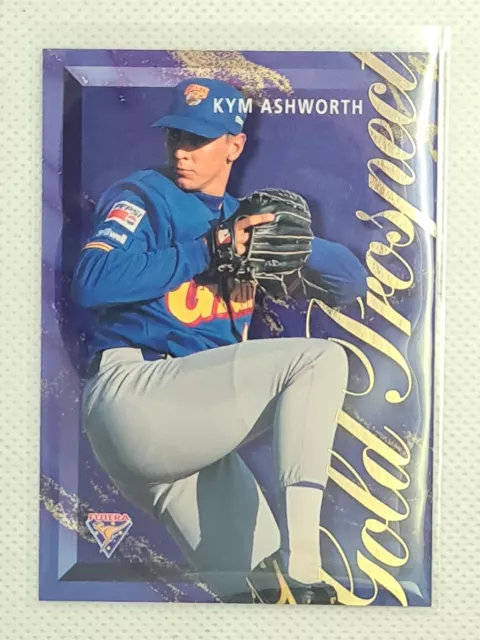 1995 Futera ABL - Gold Prospect Insert - #GP2 - Kym Ashworth - Giants - #0695