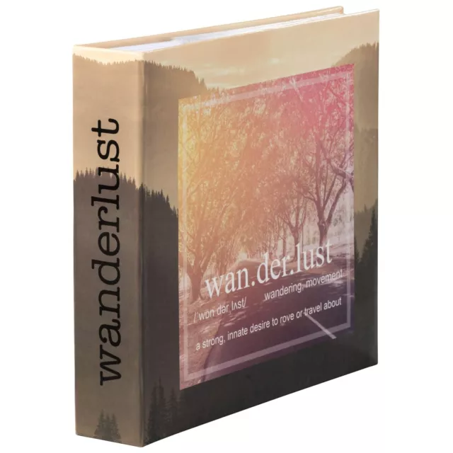 Hama Foto-Album Wandern Foto-Buch 100x Seiten 10x15 Bilder Einsteck-Album Urlaub