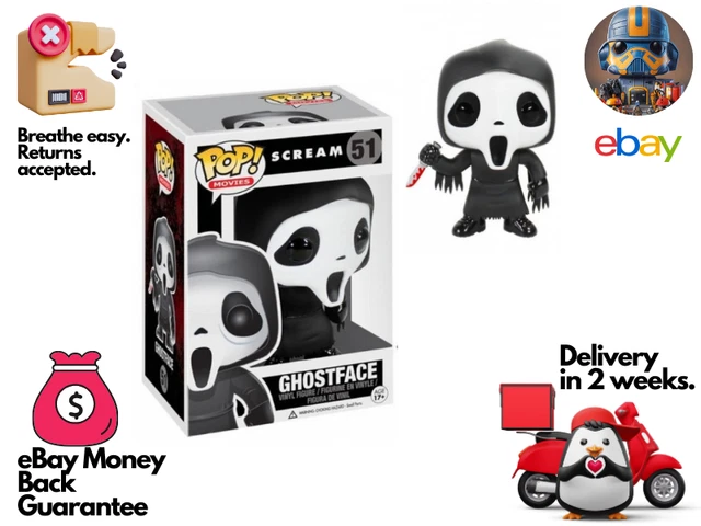 Funko Pop! Scream 51# Ghost Face Exclusive Vinyl Action Figures Model Toys Gifts