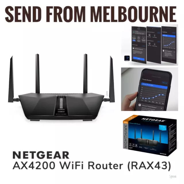 Routeur WiFi 6 Dual Band AX4200 5 Stream - RAX43
