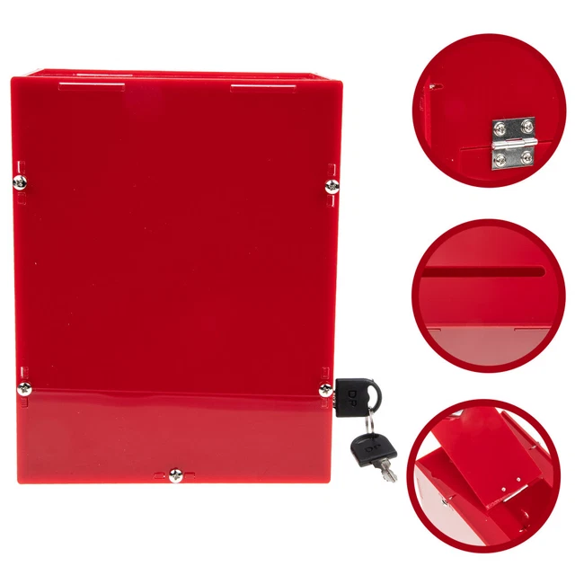 Storage Ticket Box Suggestion Box Office Wall Hanging Decor Ballot Box