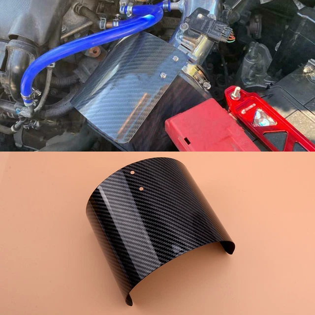 CARBON FIBER STYLE Cold Air Intake Filter Cone Cover Heat Shield