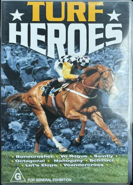 Turf Heroes Volume 1 region 4 DVD Australian horse racing RARE