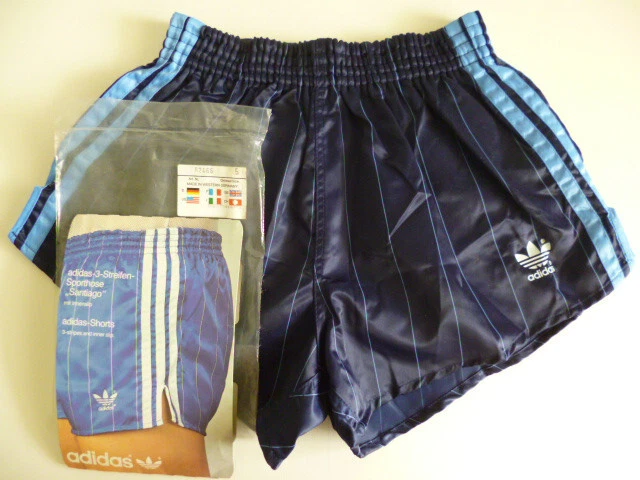NEW ADIDAS VINTAGE Shorts Santiago 70s 80s Shiny Runner Sprinter