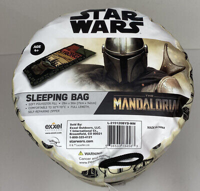 Nuevo en paquete Star Wars The Mandalorian Baby Yoda Saco de dormir 28 pulgadas x 56 pulgadas NUEVO Disney.  B1